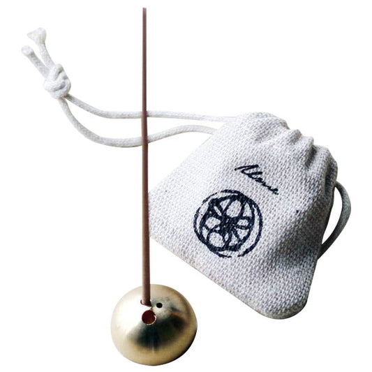 Dome Incense Stick Holder – Brushed Gold