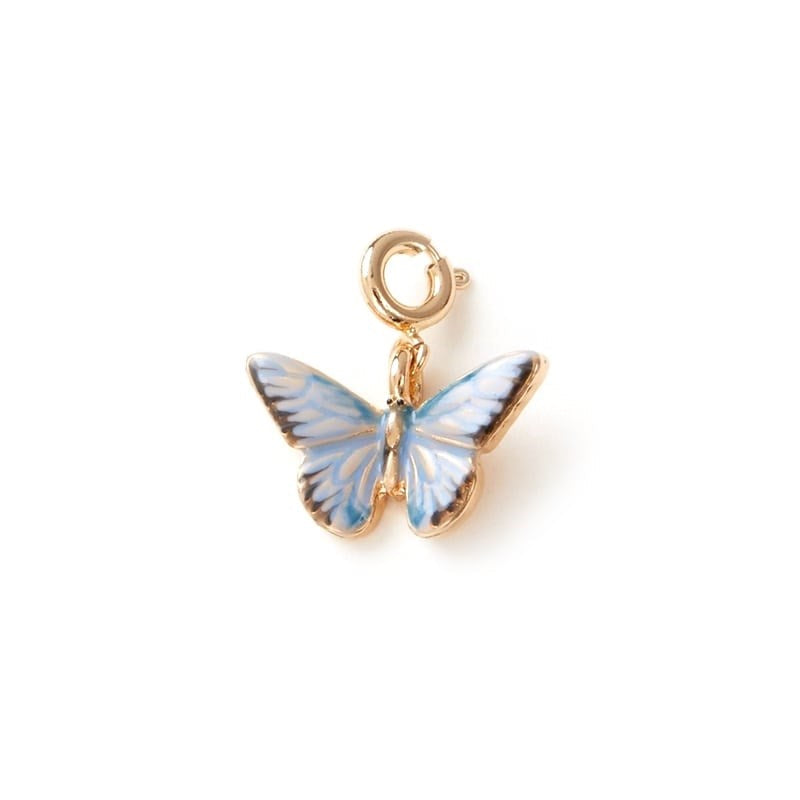 Enamel Blue Butterfly Charm