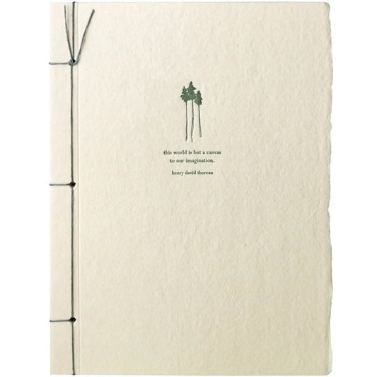 Henry David Thoreau Handmade Paper Inspiration Journal