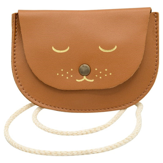 Leather Cat Bag – Caramel