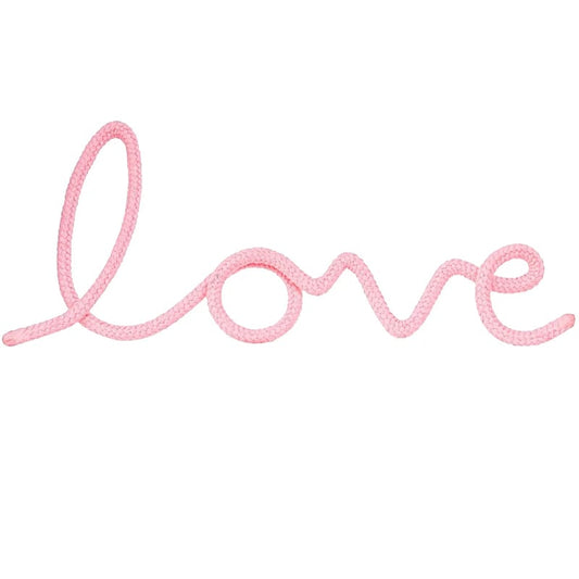 Bombay Duck Love Rope Word – Pale Pink (1 pc)