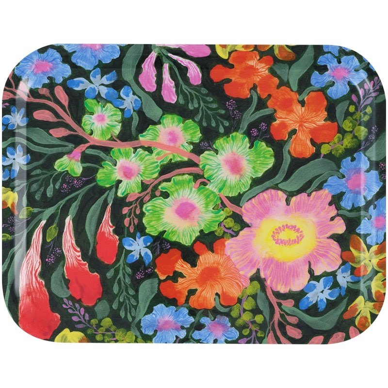 Botanical Blooms Rectangle Art Tray