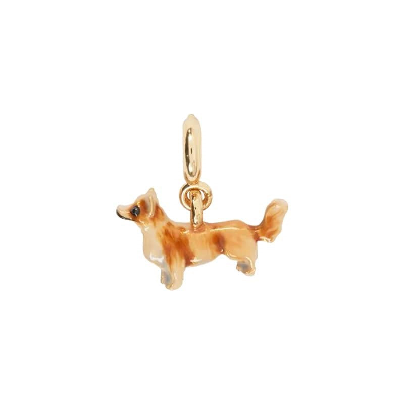 Enamel Corgi Charm