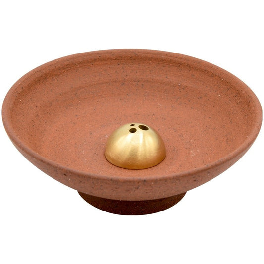 Incense Chalice in Terracotta