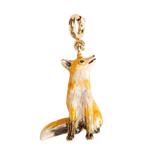Enamel Fox Charm