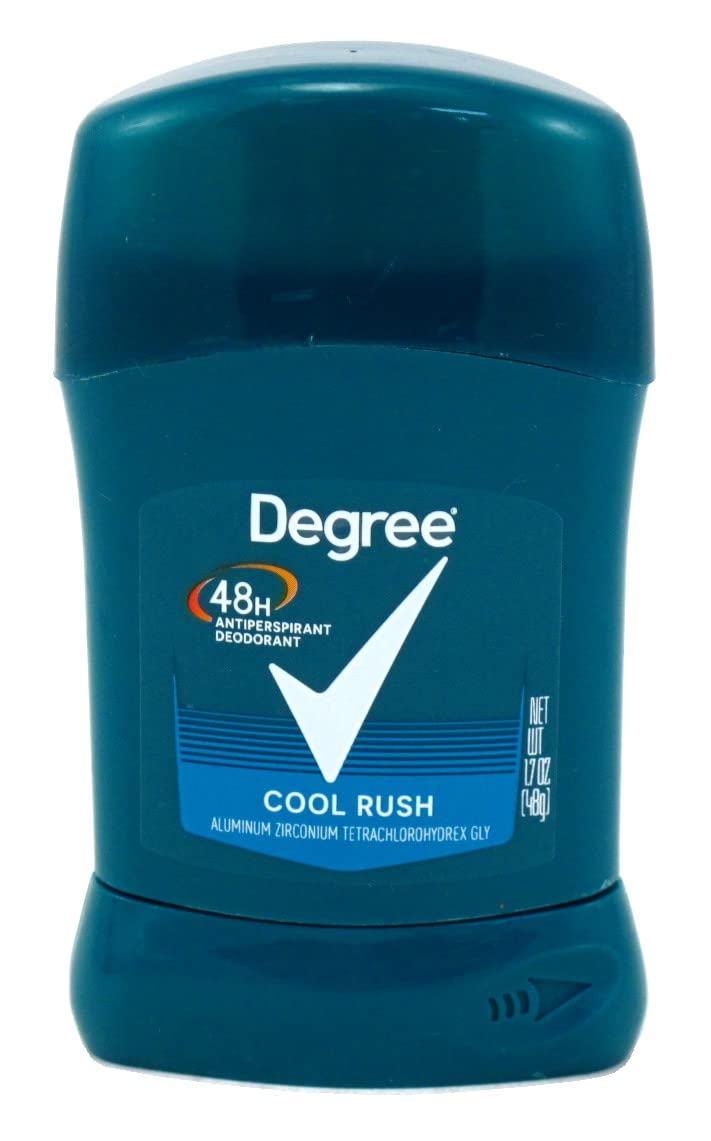 Degree Deodorant 1.7 Ounce Mens Cool Rush (50ml) (6 Pack)