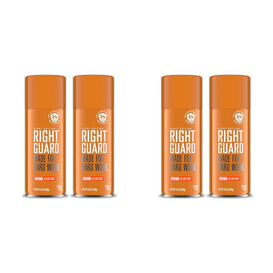 Right Guard Sport Deodorant Spray | Anti-Stain Spray Deodorant For Men | Aluminum Free | 24-Hour Odor Control | Original Scent, 8.5 oz. (2 count) (Pack of 2)