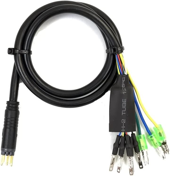 Electric Bicycle 9 Pin 60cm Male Motor Cable Ebike Motor Adapter with Hall Sensor Connector Ebike Conversion Parts