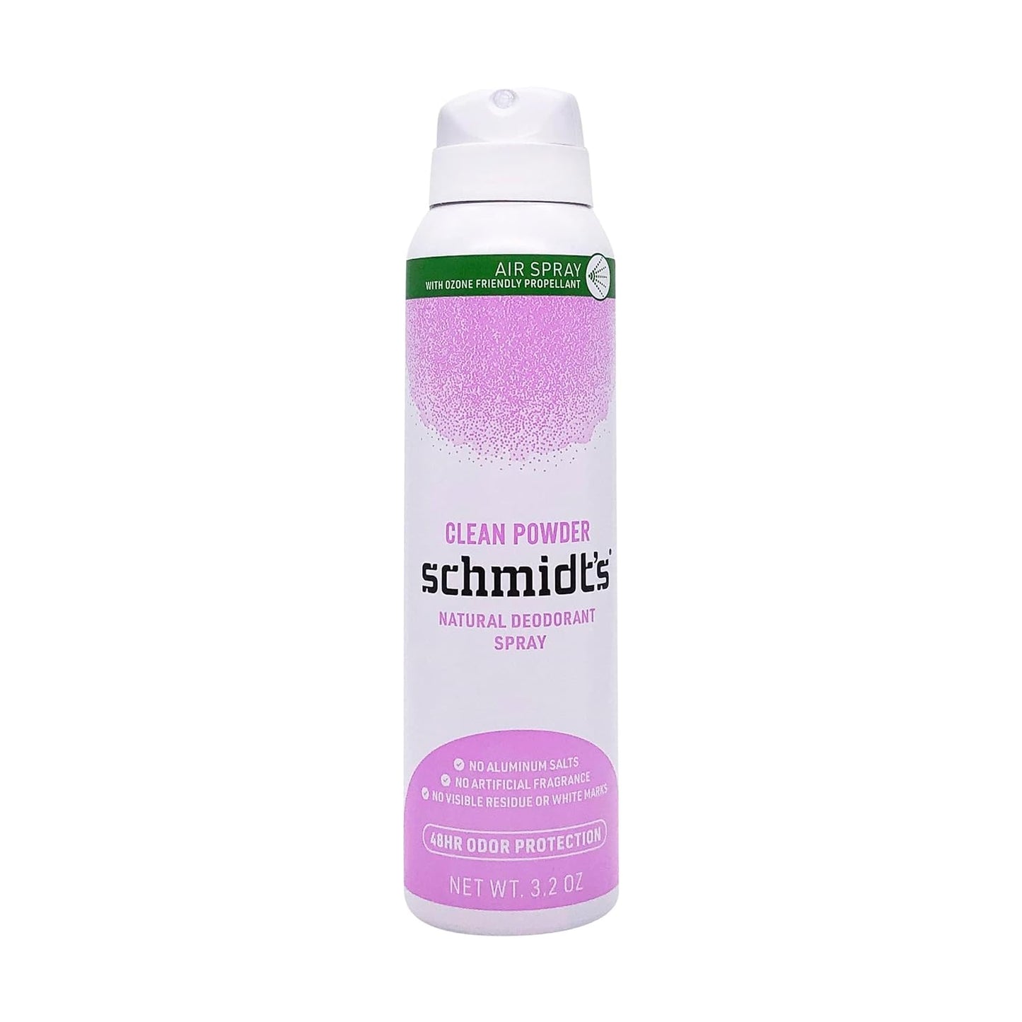 SCHMIDTS DEODORANT Clean Powder Deodorant Spray, 3.2 OZ
