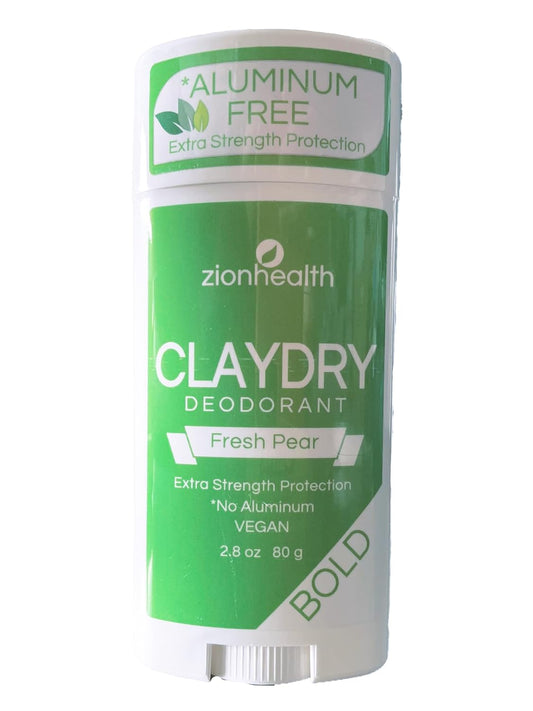 Clay Dry Bold Deodorant Stick 2.8 OZ Fresh Pear