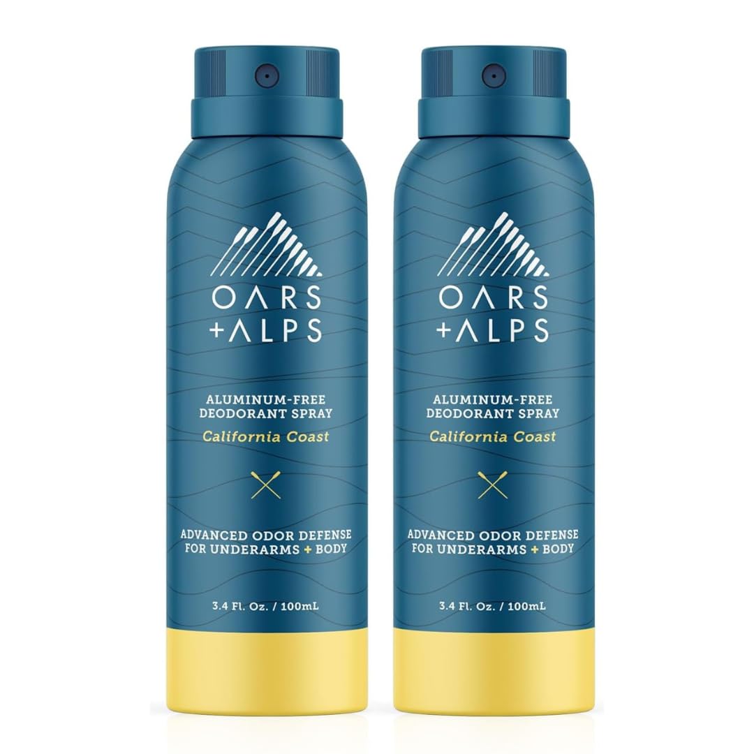 Oars + Alps Aluminum Free Deodorant California Coast 2ct