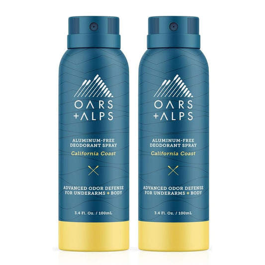 Oars + Alps Aluminum Free Deodorant California Coast 2ct
