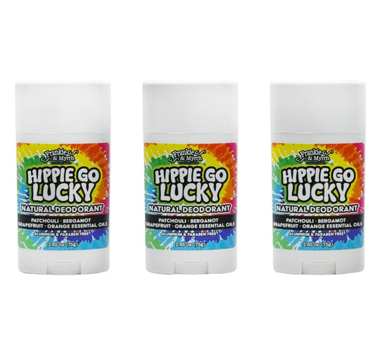 Frankie and Myrrh 3 pack Hippie Go Lucky Natural Deodorant
