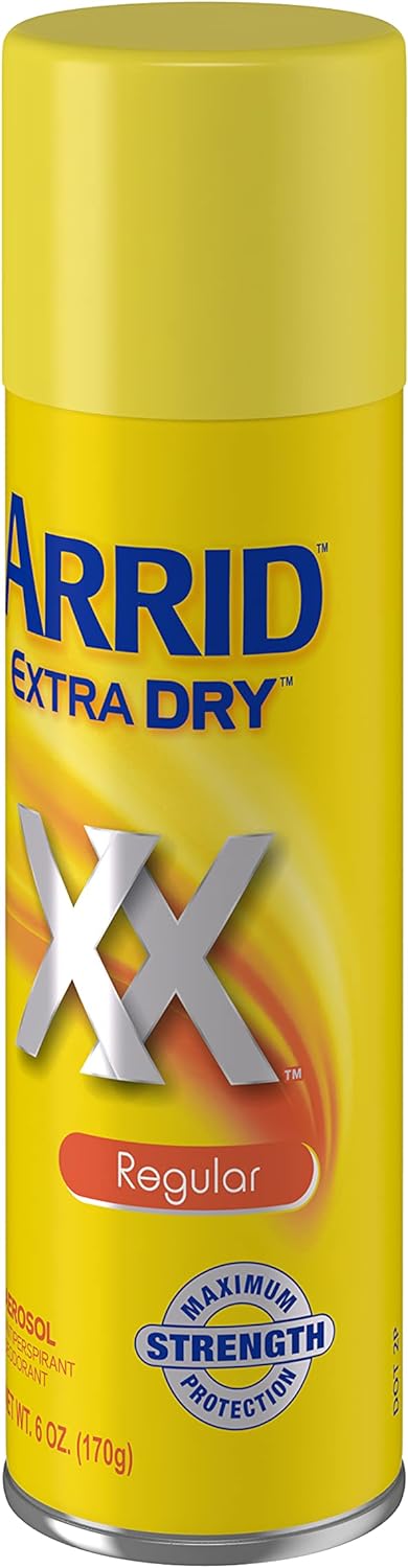 ARRID Extra Dry Anti-Perspirant Deodorant Spray Regular 6 oz (Pack of 12)