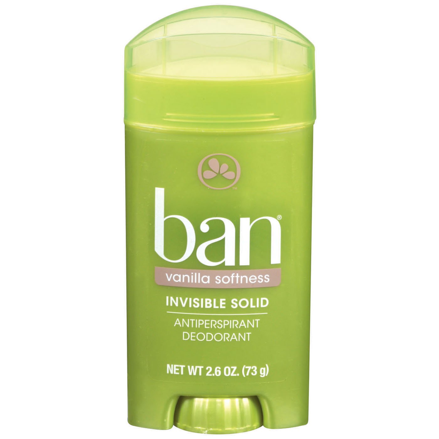 Ban Invisible Solid Vanilla Softness Deodorant, 2.6 Ounce (Pack of 3)