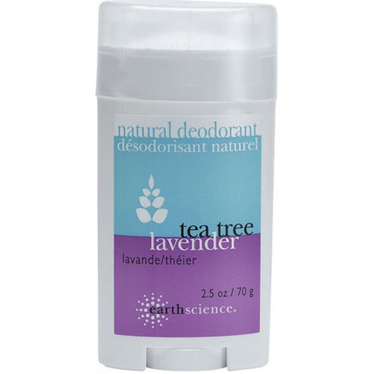 Earth Science Tea Tree/Lavender Deodorant, 2.45-Ounce Containers (Pack of 4)