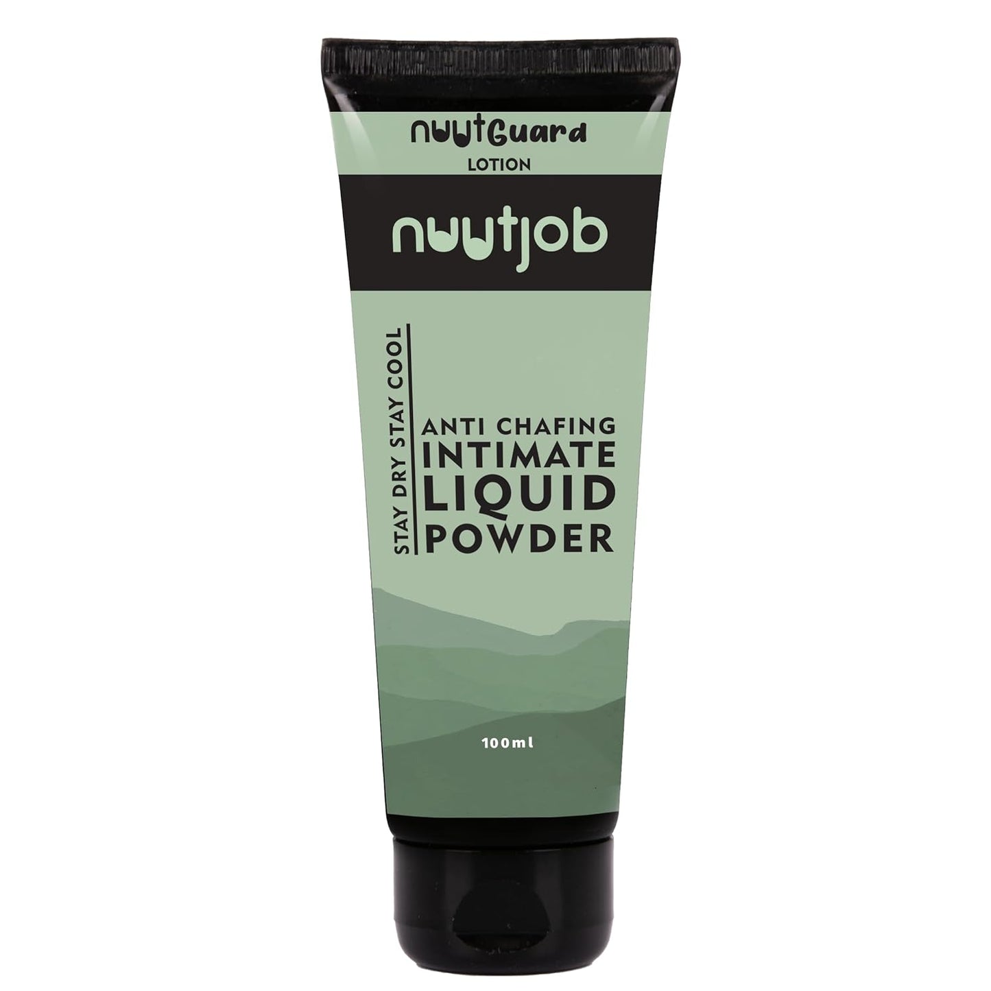 Nuut Guard Anti Chafe Liquid Intimate Powder 3.4 Fl Oz | Ball Deodorant, Men Hygiene Product with Aloe Leaf Juice | No Itching, Irritation | Intimate Wash | Anti-chafing | Men-Boys