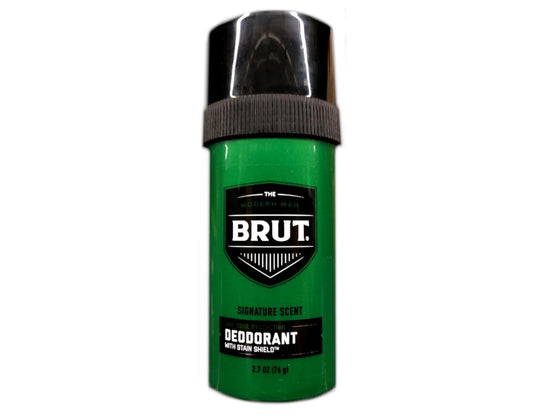 Brut Deodorant Round Solid, 2.50 Ounce (Pack of 12)