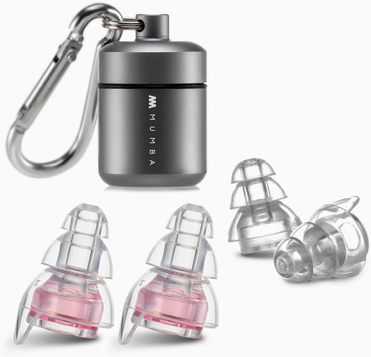 High Fidelity Concert Earplugs, Reusable Musicians Ear Plugs, 24dB Filter Technology Ear Protection for Music Festivals