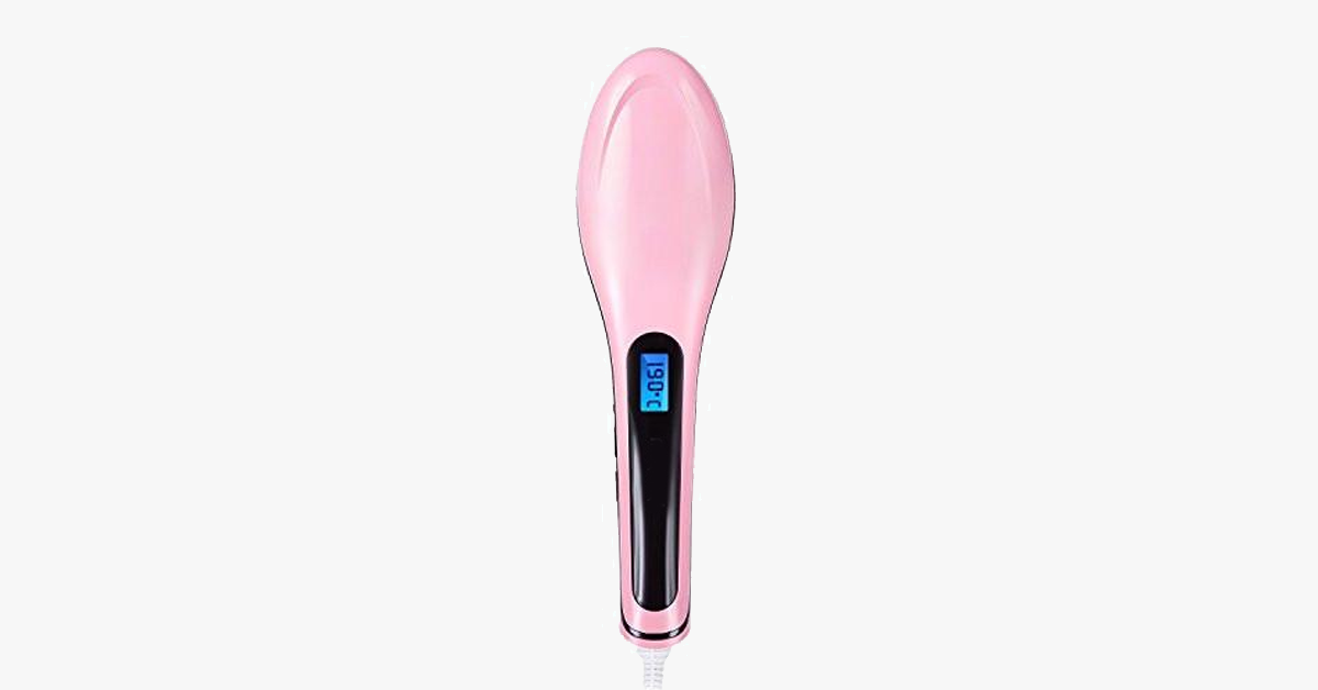 Ceramic Hair Straightening Brush