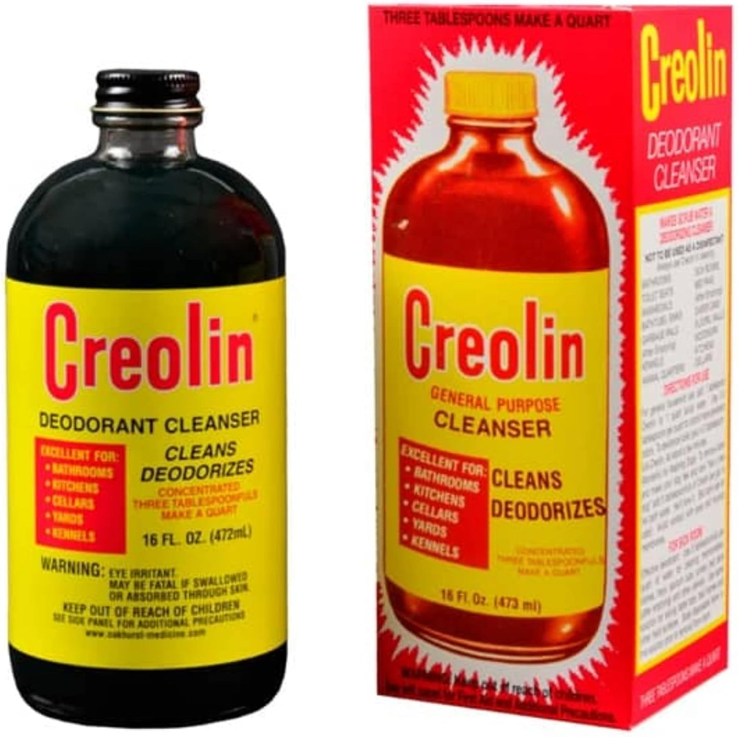 CREOLIN Multi Purpose Cleaner Concentrate Deodorant Cleanser, 16 Fl Oz (Pack of 1)