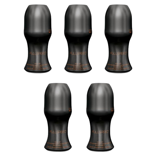 Full Speed Antiperspirant Roll-On Deodorant Roll-On 50 ml, For Men, Detonator. Resistant. Live. Full Speed…Aromatic scent (Pack Of 5)