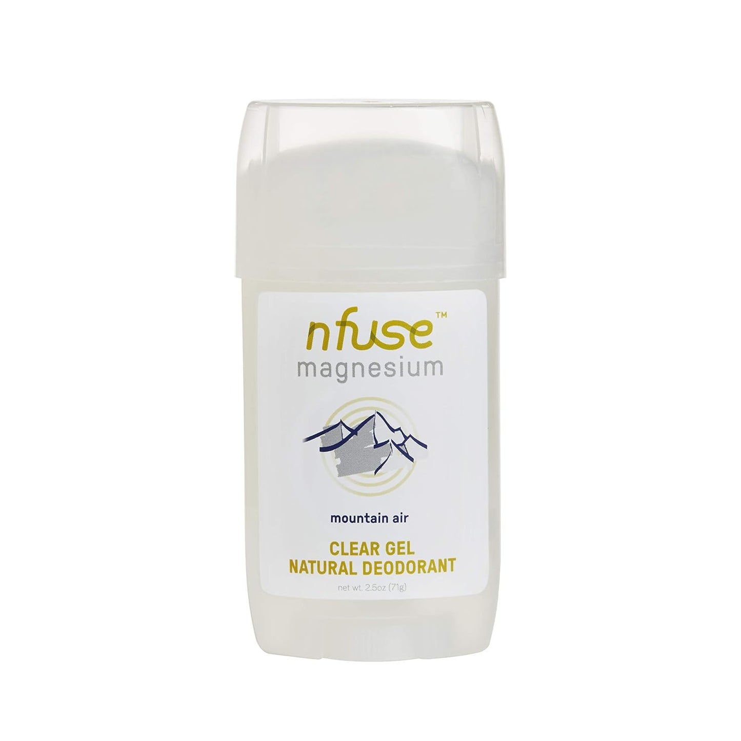 Natural Magnesium Gel Deodorant - Pure USP grade Magnesium Chloride - Free of Aluminum, Parabens & Baking Soda - Mountain Air