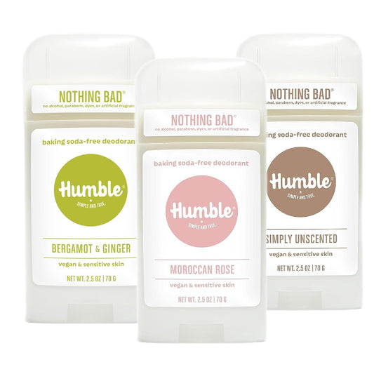 Sensitive Skin Classic Vegan Trio - Vegan Bergamot and Ginger, Vegan Moroccan Rose and Vegan Simply Unscented, 3 Pack