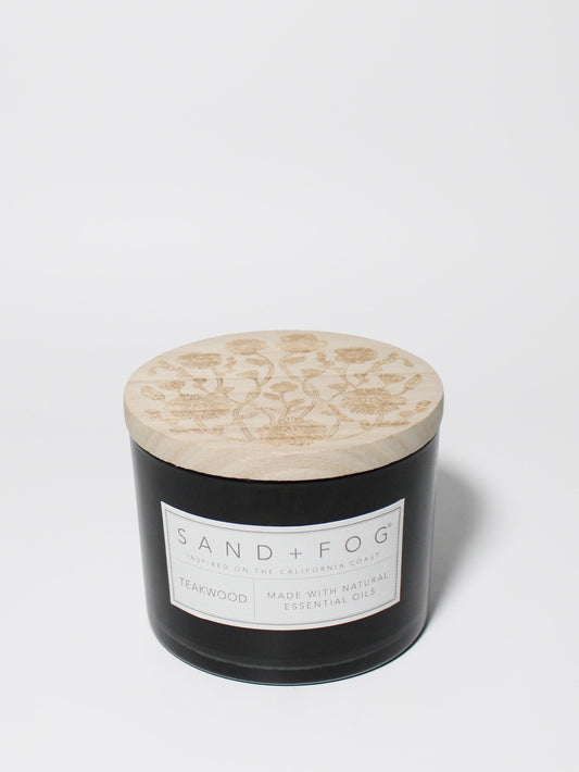 Teakwood 12 oz scented candle