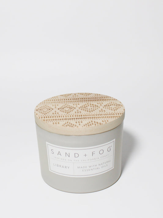 Library 12 oz scented candle