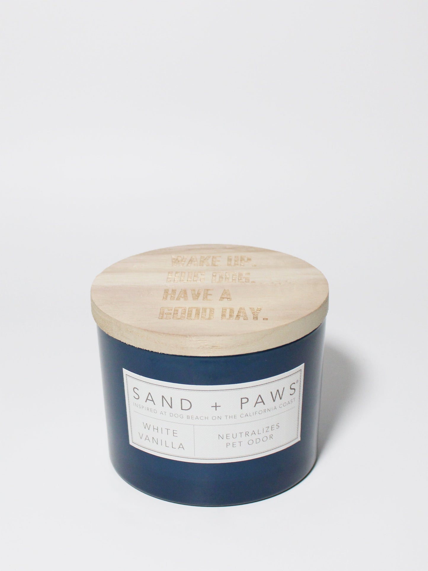 Sand + Paws White Vanilla 12 oz scented candle