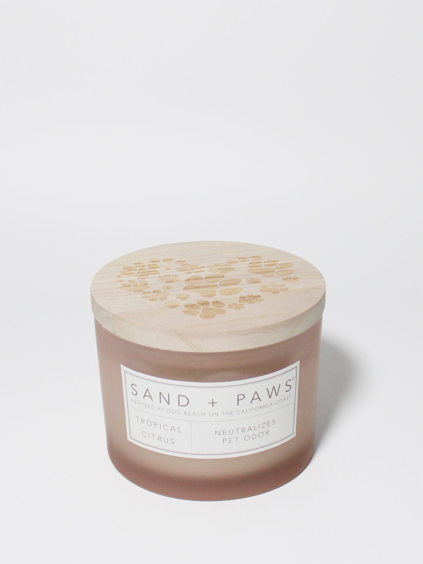 Sand + Paws Tropical Citrus 12 oz scented candle