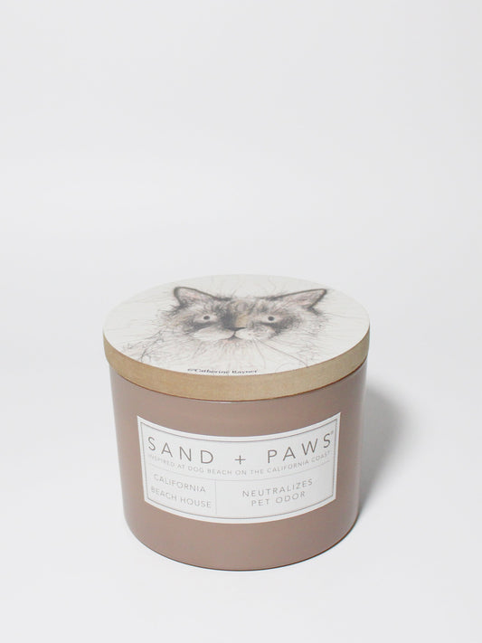 Sand + Paws California Beach House 12 oz scented candle