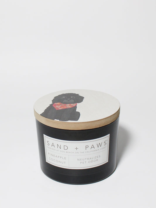Sand + Paws Pineapple Coconut 12 oz scented candle