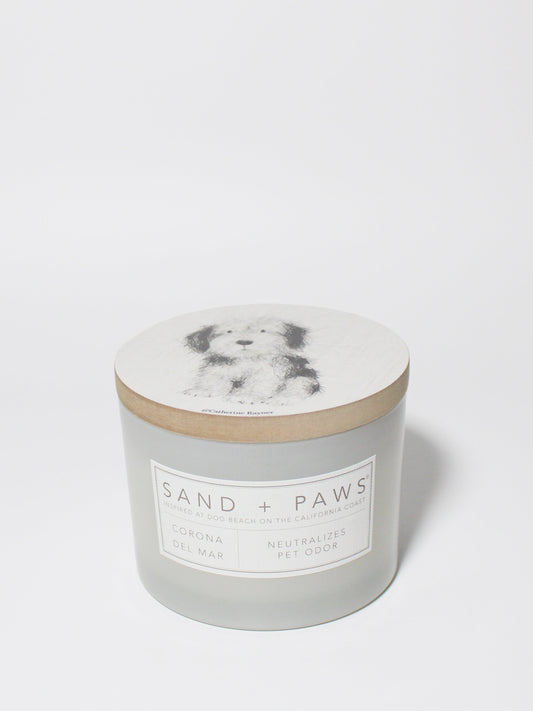 Sand + Paws Corona Del Mar 12 oz scented candle
