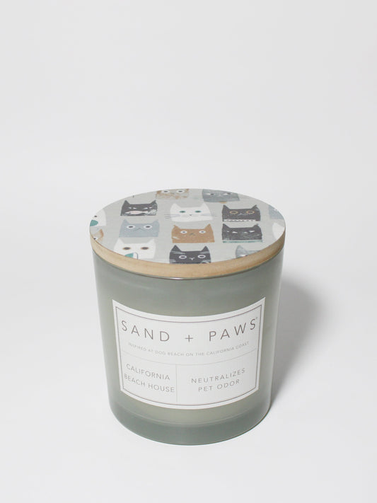 Sand + Paws California Beach House 21 oz scented candle
