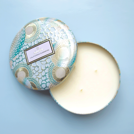 California Summers Candle | 3 Wick Tin
