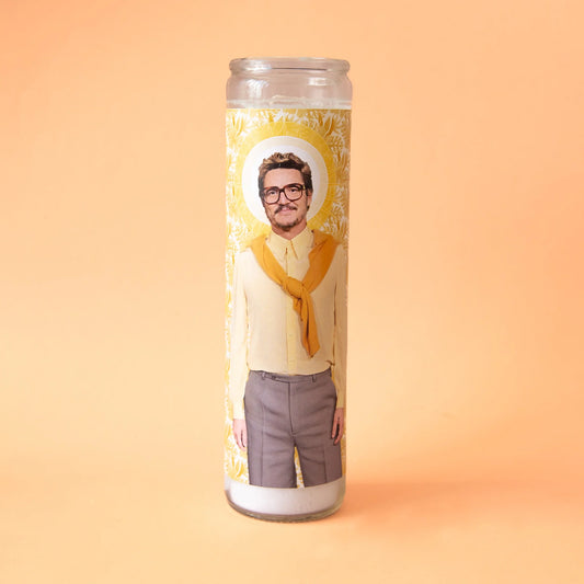 Prayer Candle | Pedro Pascal | Yellow