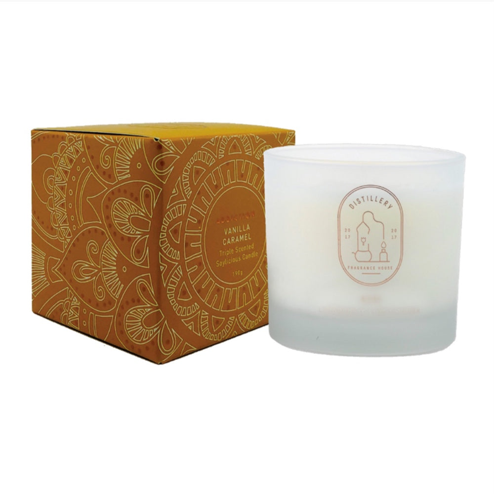 DISTILLERY FRAGRANCE HOUSE Soy Candle 190g Addiction (Vanilla Caramel)