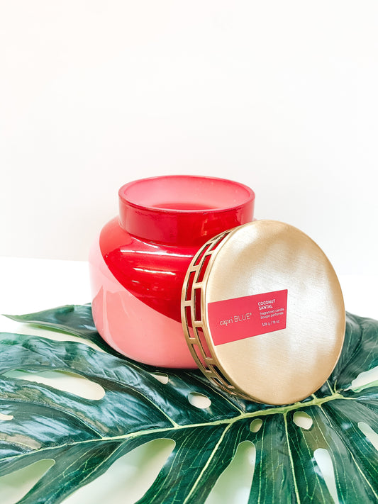 Capri Blue | 19 oz. Signature Jar Candle in Dual Colors | Various Scents - Giddy Up Glamour Boutique