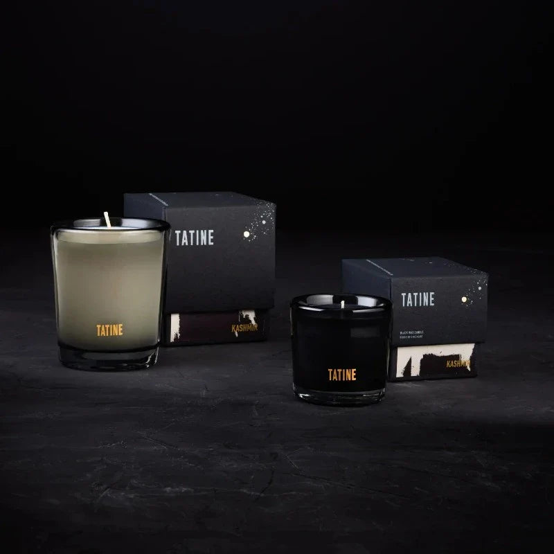 Tatine Petite 3oz Black Wax Candle | Kashmir
