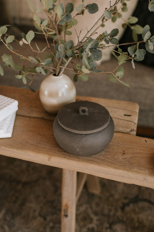 Tatum Candle - Leather + Oak