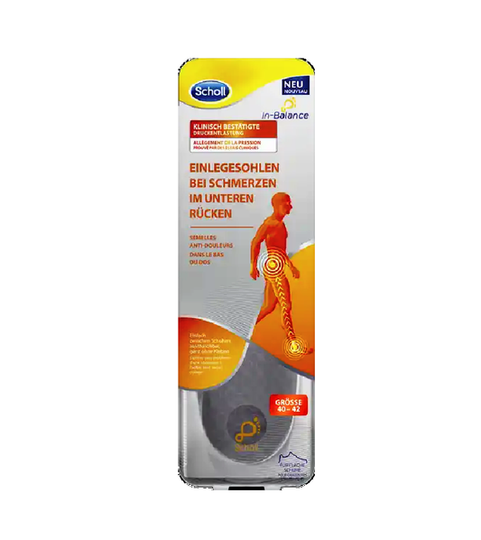 Scholl In-Balance Insoles - EU Size 40-42
