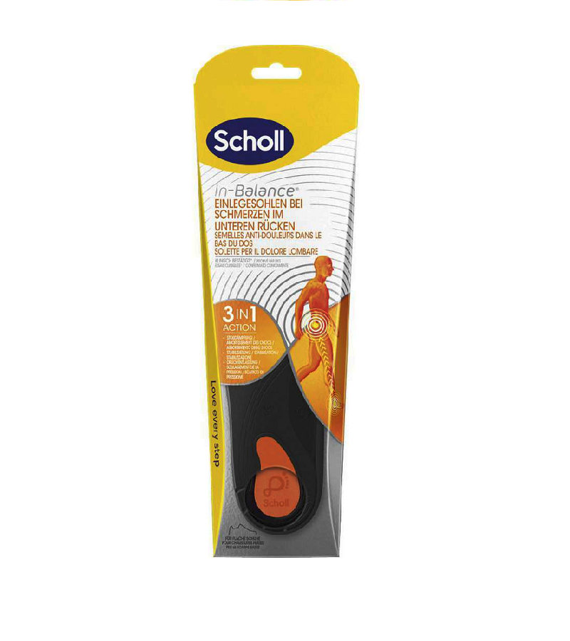 Scholl In-Balance Insoles - EU Size 42.5-45