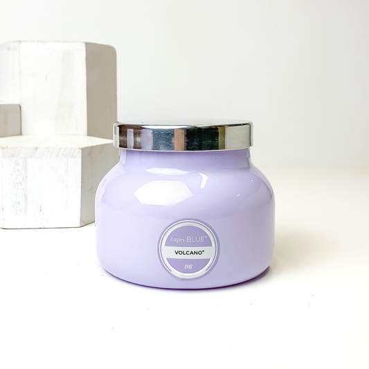 Capri Blue | 8 oz. Petite Jar Candle in Digital Lavender | Volcano