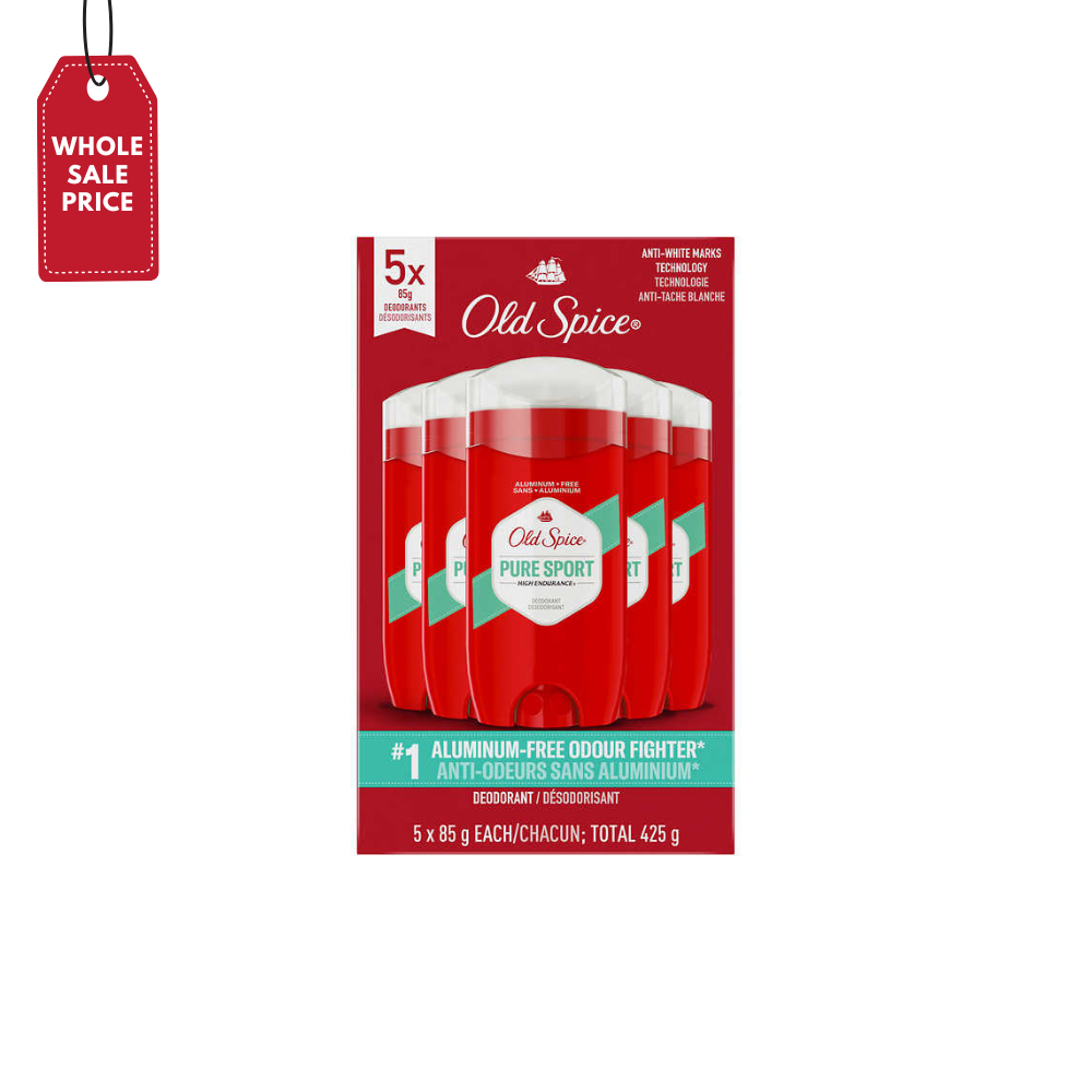 Old Spice High Endurance Deodorant for men, Aluminum Free 5 x 85 g - canavitam