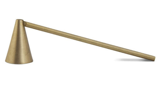 Matte Gold Brass Snuffer