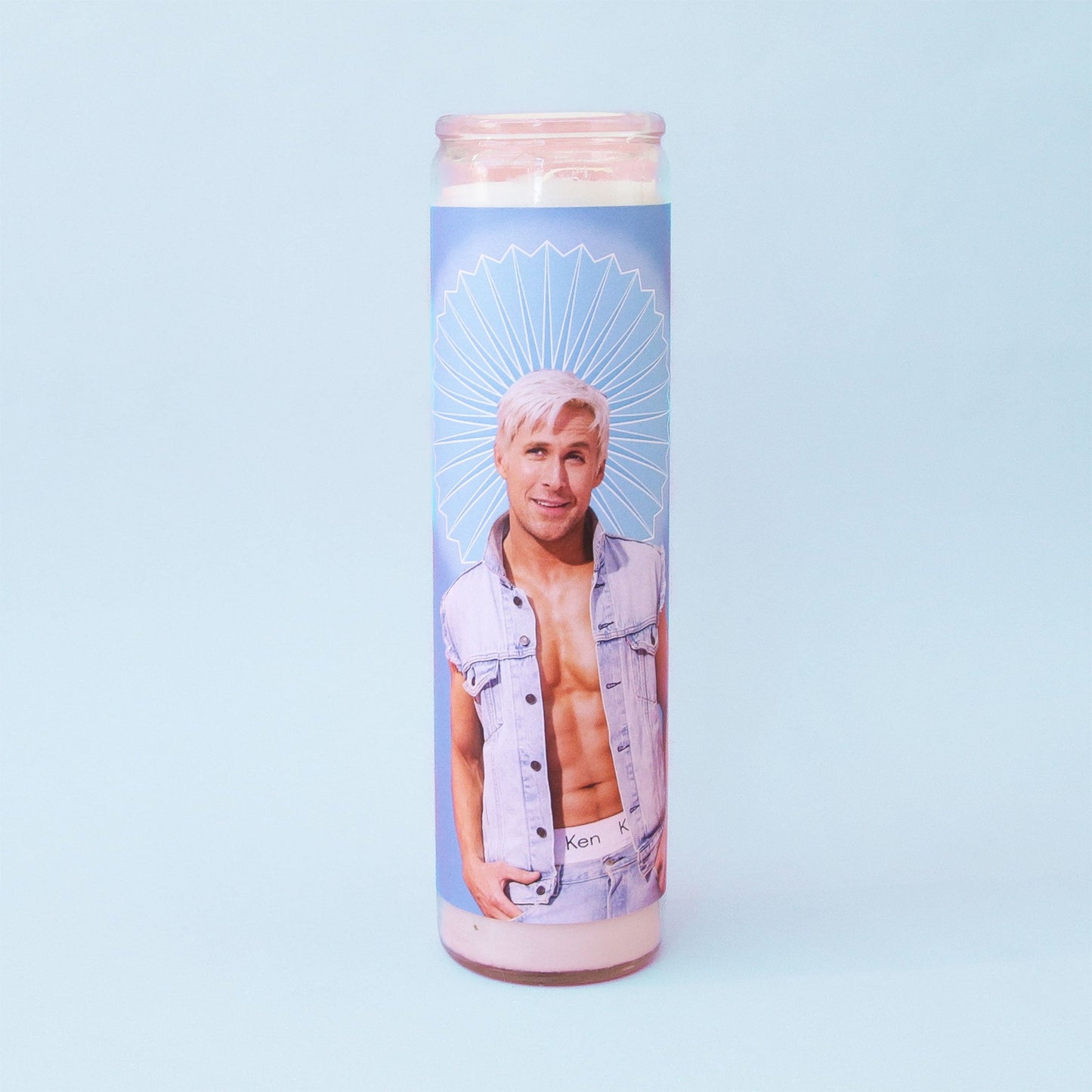 Prayer Candle | Ken | Blue