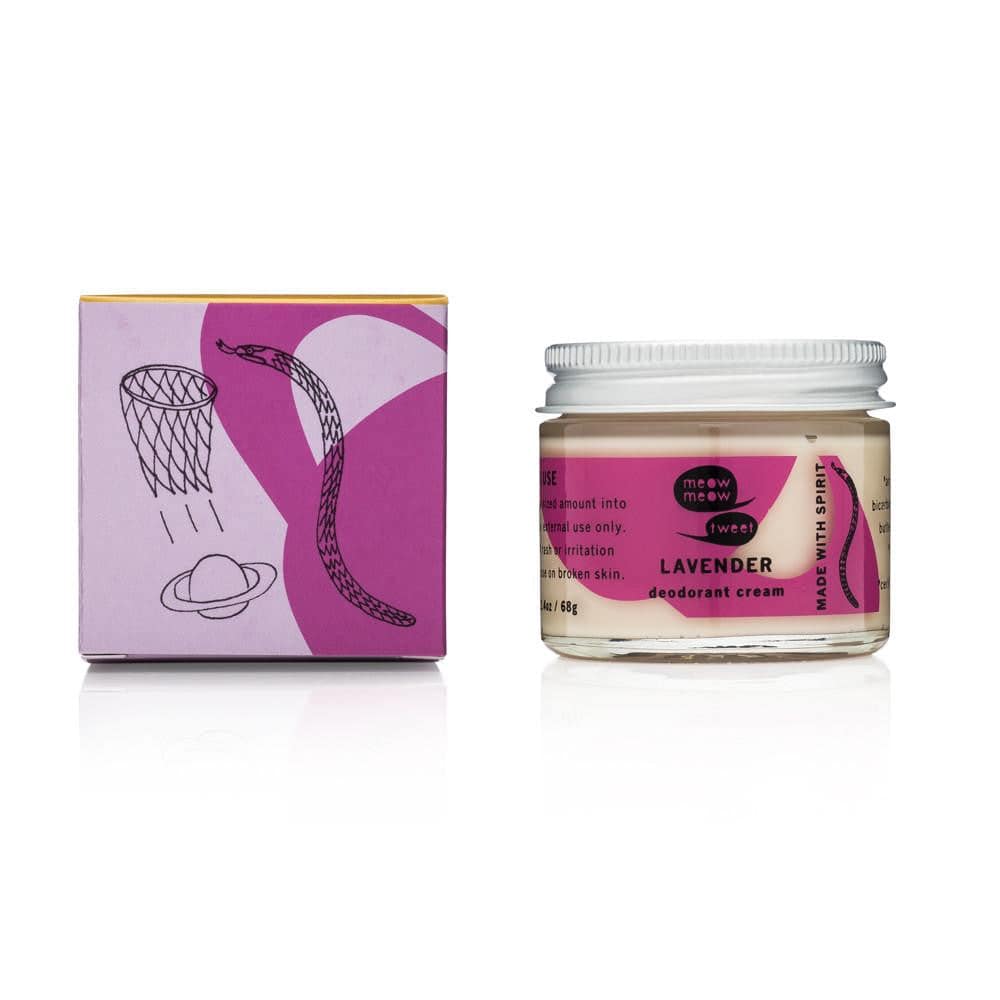 Meow Meow Tweet Deodorant Cream Lavender 68 Grams