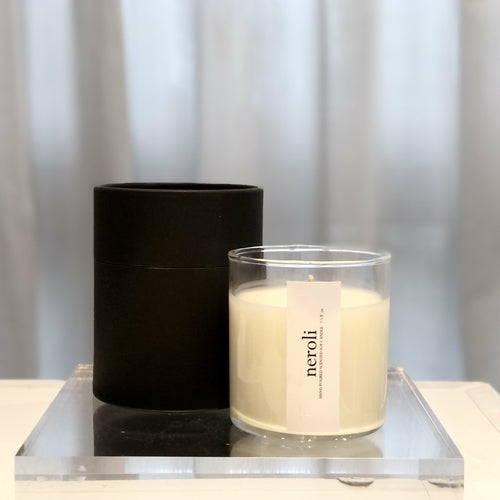 Neroli scented candle